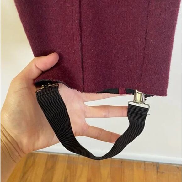 NWT Adria Moss Stirrup Stretch Wool Blend Pants 10 - Picture 3 of 9